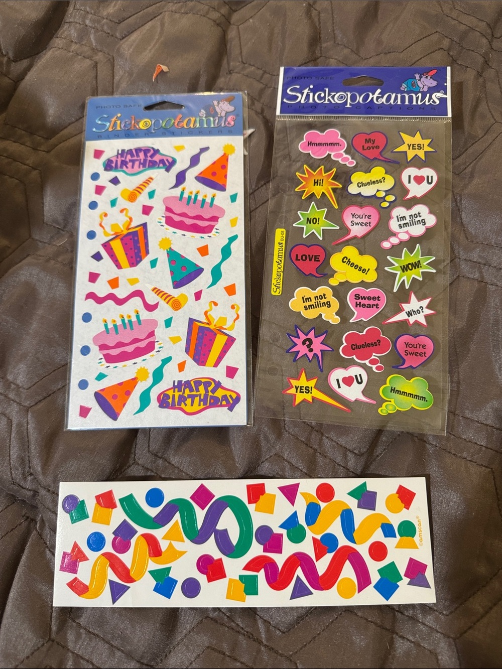 Multicolor Birthday & Celebration Sticker Pack
